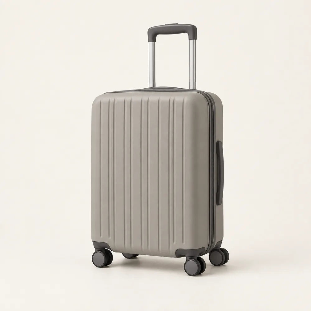 Warm-gray suitcase concept